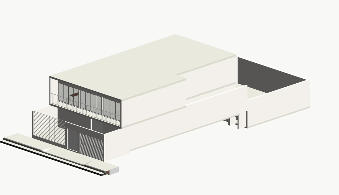 Escolas — vista do modelo BIM